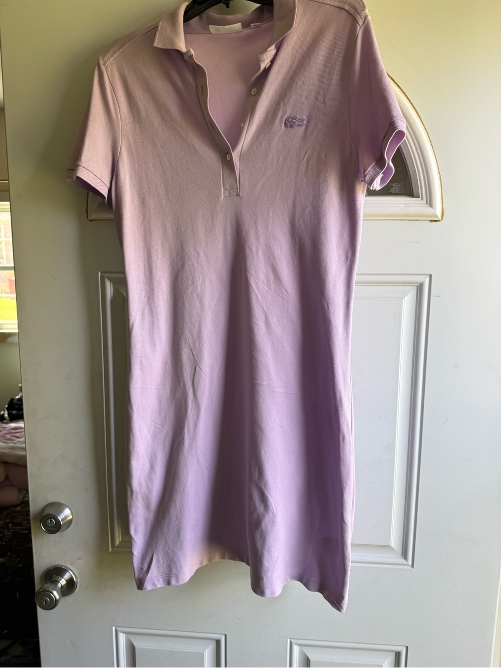 Lacoste Lavender Polo Tunic Dress size 38